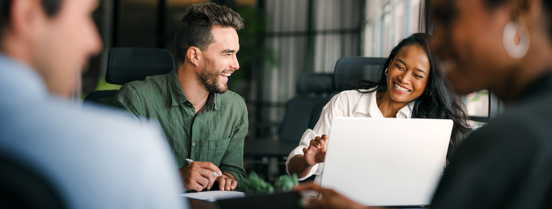 Multi-ethnic business image